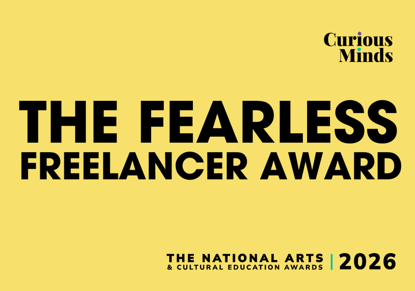 Text reads "The Fearless Freelancer Award. Finalists"